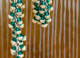 Cascading Emeralds shown both ways #E001