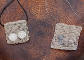 Knitted Wire Pouch   #N002